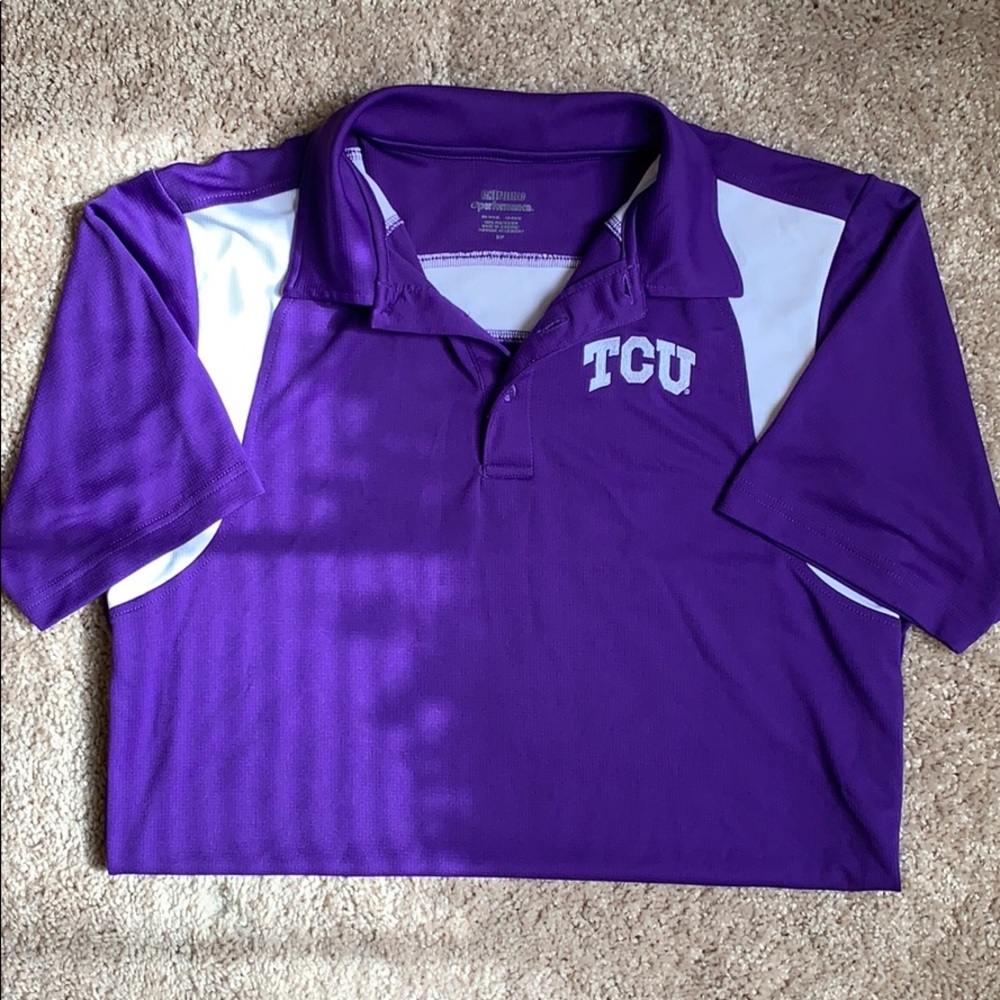 TCU polo T-shirt